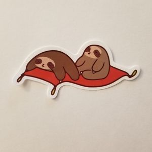 10/$10 Sloths On Magic Carpet Sticker